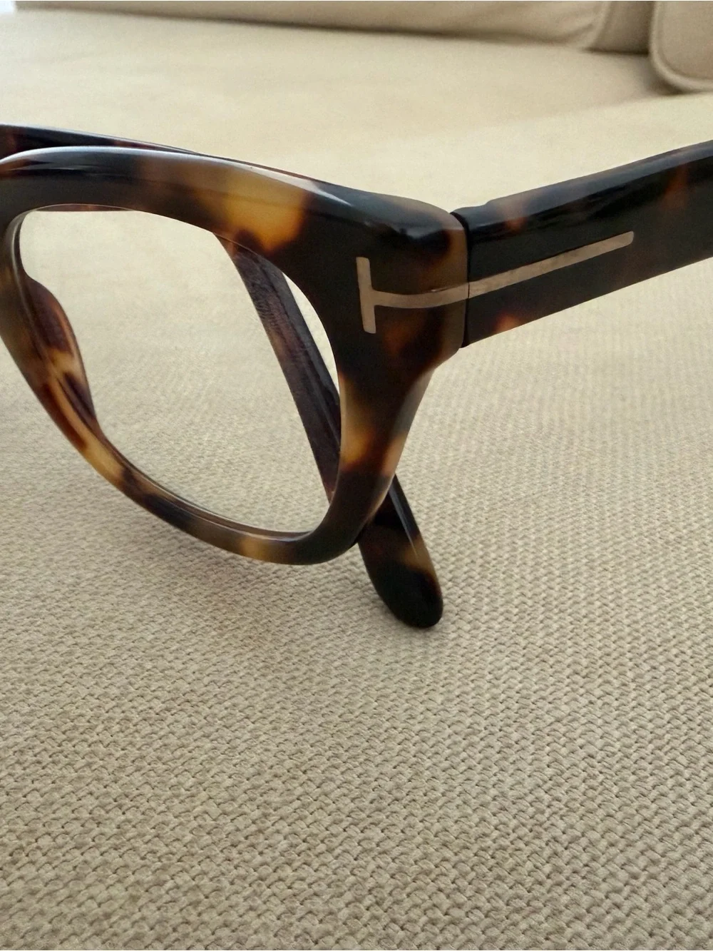 Tom Ford TF5178 unisex Tortoiseshell Eyeglasses Frames 50-20-145 Italy